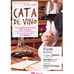 Cata de vino rosado