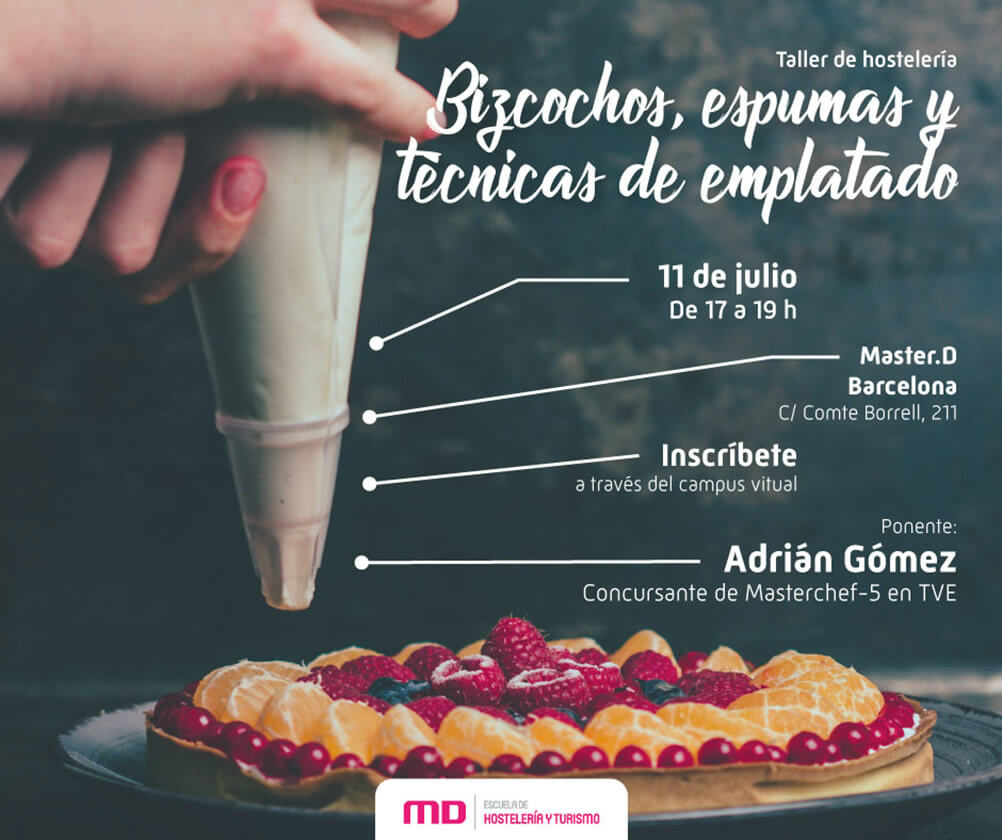 Taller de pastelería y repostería